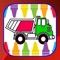 Truck Coloring Book For Kids Free