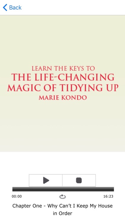 The Life Changing Magic of Tidying Up by Marie Kondo App Meditations Audiobook