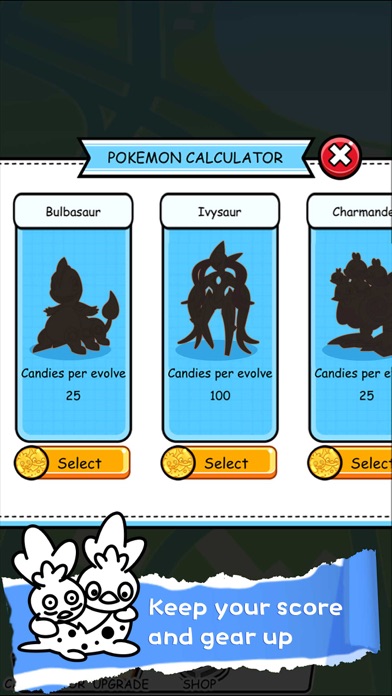 Poke Calculator Cp Iv Evolution For Pokemon Go By C Mh