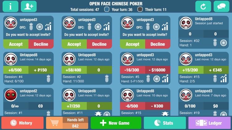 Open Face Chinese Poker (OFC) screenshot-0