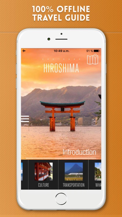 Hiroshima Travel Guide and Offline Street Map