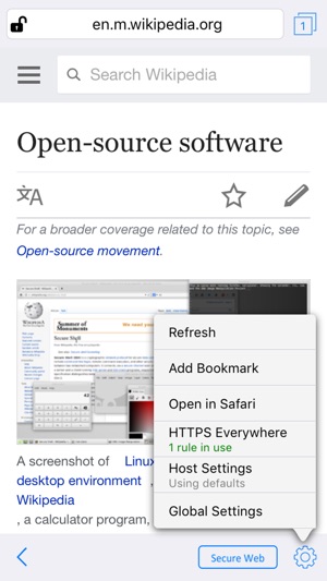 CroPlus Web browser secure for Midori