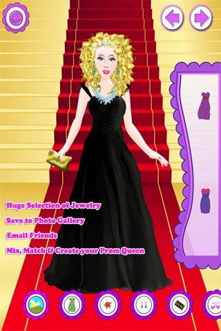 Prom Salon Dress Up Fashion Girl Virtual Makeover screenshot 3