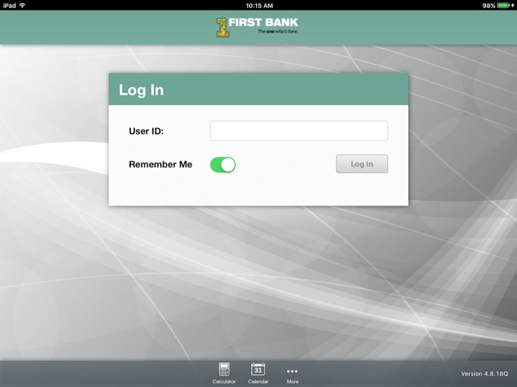 First Bank – Tablet Banking