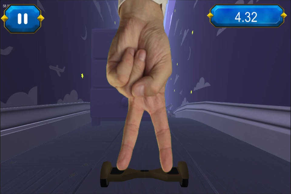 Hoverboard Finger Drive Simulator 2017 screenshot 2