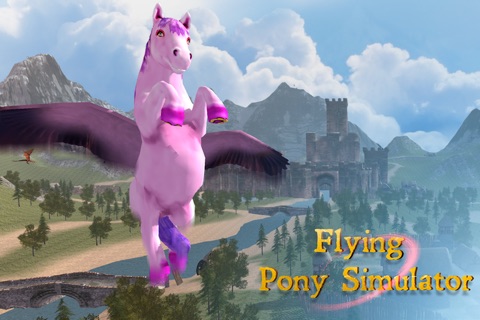 Flying Pony: Small Horse Simulator 3D screenshot 4