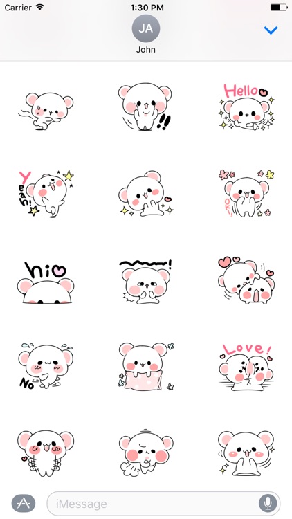 Cute Bear Love Life Sticker