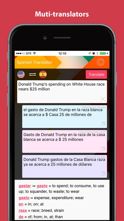 English to Spanish Translator - Spanish to English