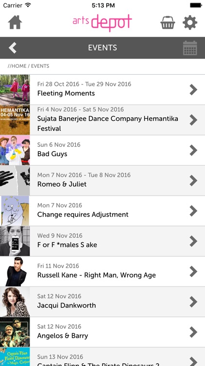 artsdepot app