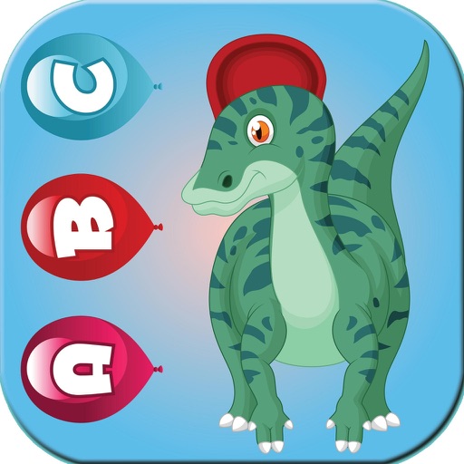 Dinosaurs ABC Alphabets Dotted Kid Vocabulary Baby icon