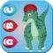 Dinosaurs ABC Alphabets Dotted Kid Vocabulary Baby