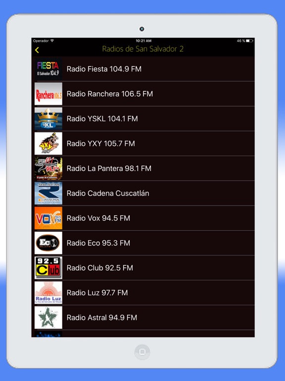 Radios El Salvador - Emisoras de Radio en Vivo FM screenshot 2