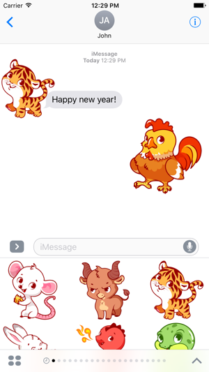 Chinese Zodiac - Luna Year Sticker Pack 02(圖1)-速報App