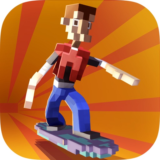 Rush To The Future 3D - Flying Longboard Icon