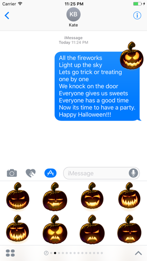 Pumpkin Halloween Emoji Sticker #5