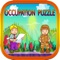 Fun free english vocabulary game from easy level for kids puzzles