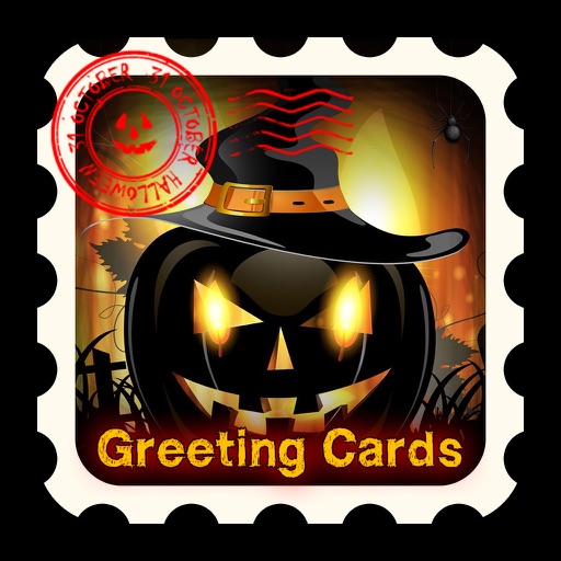 Pro Halloween Cards, Stickers, Frames for Greeting Icon