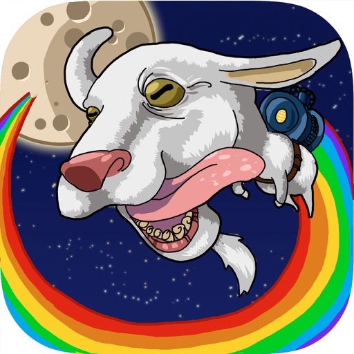 Goat to the moon icon