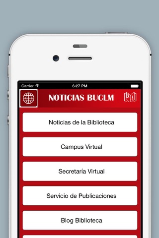 Biblioteca UCLM Universidad de Castilla La Mancha screenshot 2