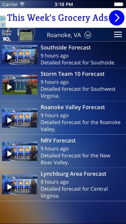 WSLS Weather - Radar and forecasts for Roanoke