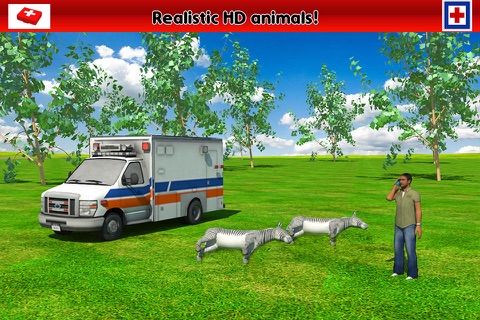 Jungle Animal Rescue Ambulance screenshot 4