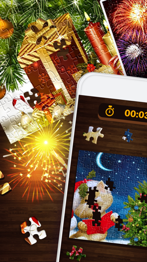 拼圖 新年 聖誕 益智遊戲HD(圖1)-速報App