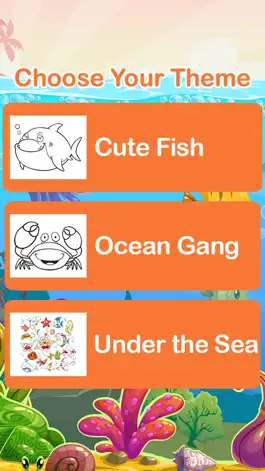 Game screenshot Sea Animals Coloring Pages for Preschool and Kindergarten HD Free apk