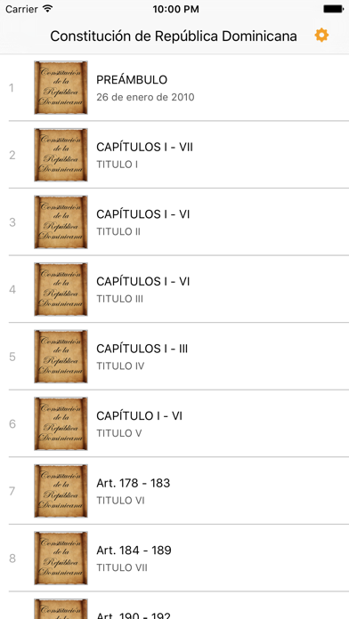 How to cancel & delete Constitución de República Dominicana from iphone & ipad 1