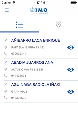 Guía médica IMQ screenshot 2