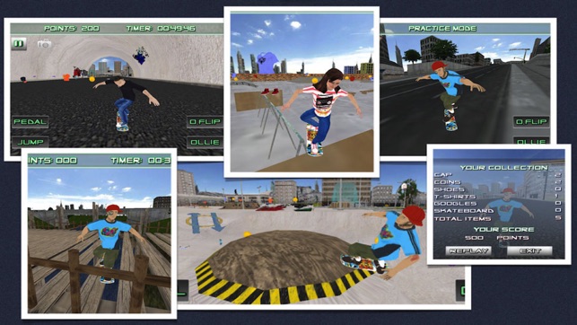 Skateboarding 3D Skater Die Hard Skate Board Game(圖2)-速報App