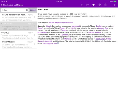 Purple Notes screenshot 4