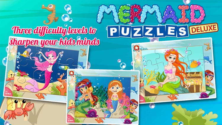 Mermaid Princess Puzzles Deluxe