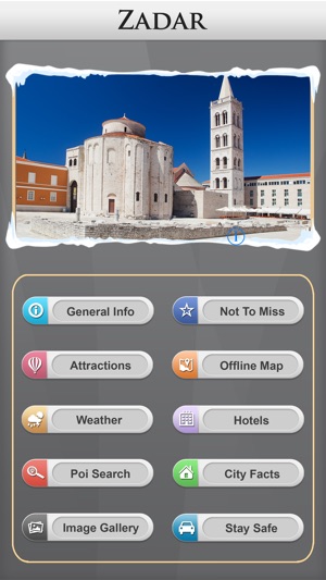 Zadar Offline Map Travel Guide(圖1)-速報App