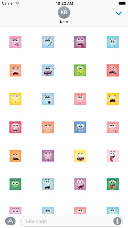 Square Emoji Stickers