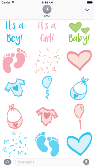 Baby sticker - babies text stickers for iMessage(圖2)-速報App