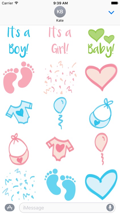 Baby sticker - babies text stickers for iMessage