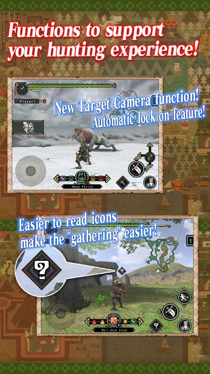 MONSTER HUNTER FREEDOM UNITE for iOS screenshot-2