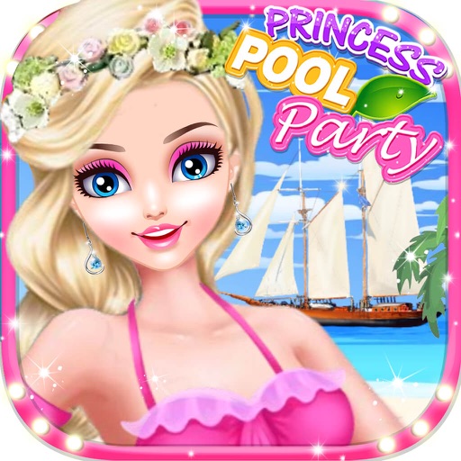 Princess Pool Party-Girl Games iOS App