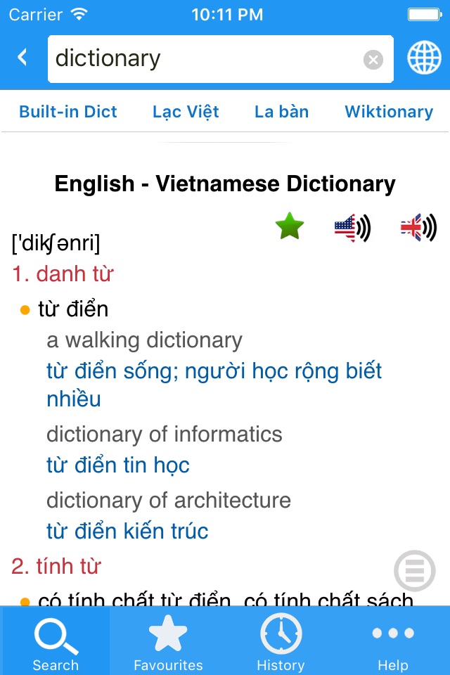 Vietnamese Dictionary screenshot 2