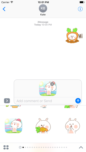 Lovely Rabbit Sticker(圖4)-速報App