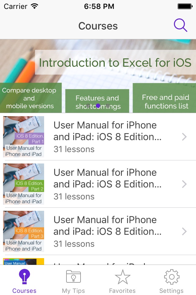 User guide for iPhone & iPad screenshot 2