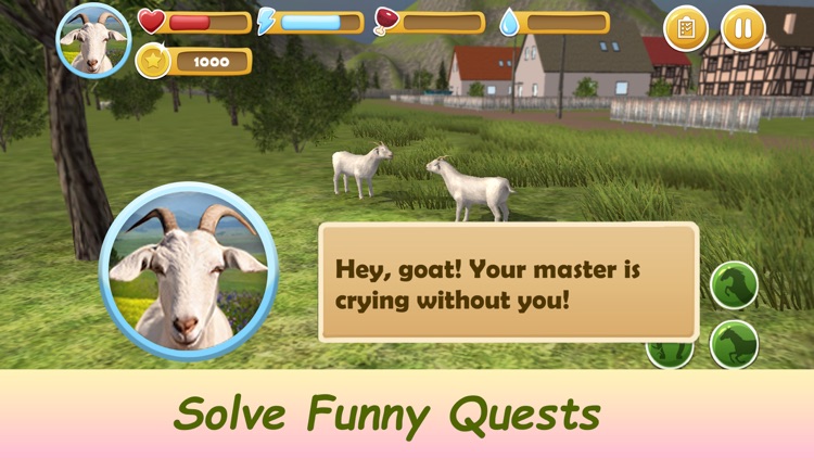 Farm Goat Simulator: Animal Quest 3D Full screenshot-3