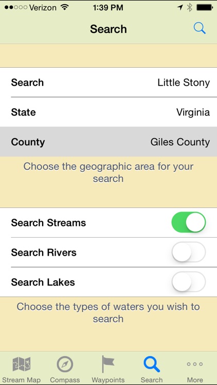 Stream Map USA - Southeast