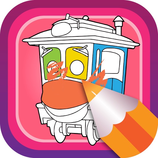 Color Book Game "for chuggington" iOS App