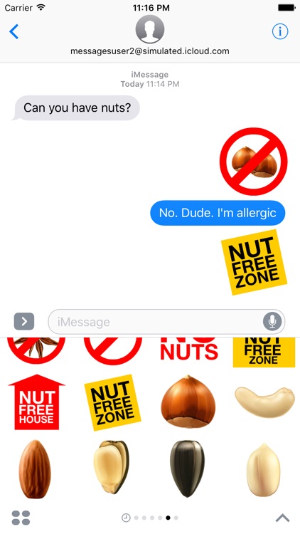 Nut Stickers