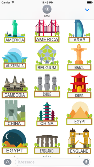 World Landmarks for Stickers - Beautiful Landscape(圖2)-速報App