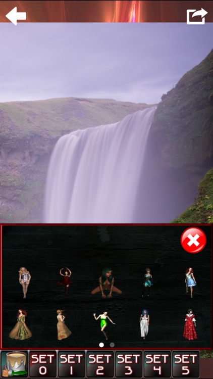 Fantasy Girl Ghost Stickers - Realistic Horror Photo Effects