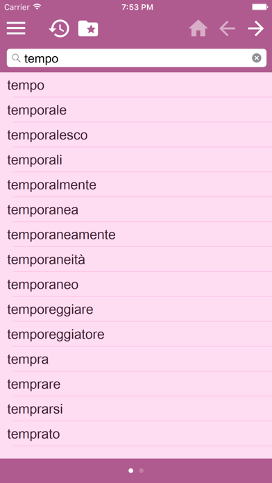 Diccionario Español Italiano screenshot 3