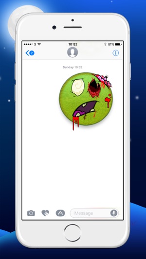 Zombie Yourself - Spooky Emoji Stickers(圖5)-速報App