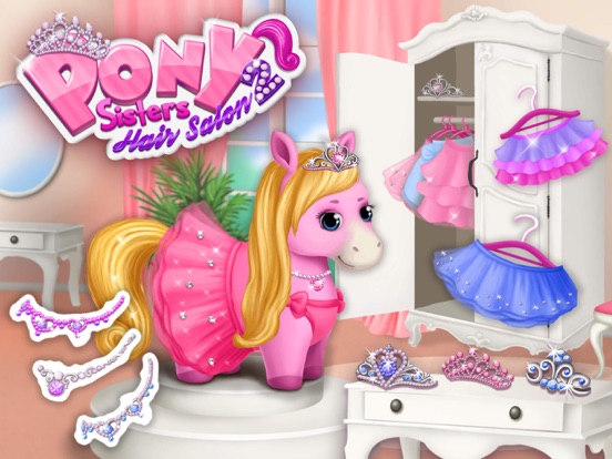 Pony Sisters Hair Salon 2 - Pet Horse Makeover Fun на iPad